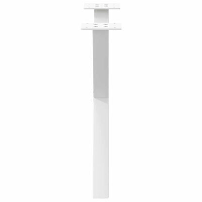 vidaXL Coffee Table Legs X-Shaped 2 pcs White 50x(42-43) cm Steel