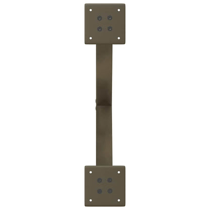 vidaXL Coffee Table Legs X-Shaped 2 pcs Natural Steel 50x(42-43) cm Steel