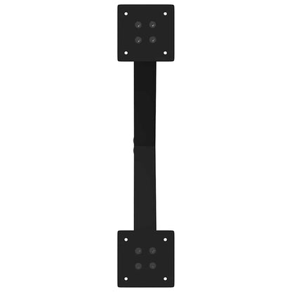 vidaXL Coffee Table Legs X-Shaped 2 pcs Black 60x(42-43) cm Steel