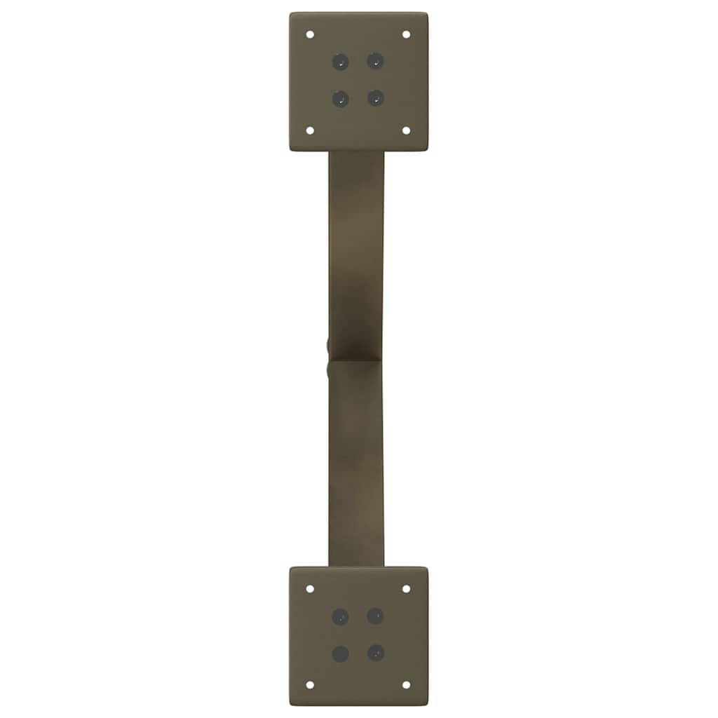 vidaXL Coffee Table Legs X-Shaped 2 pcs Natural Steel 60x(42-43) cm Steel