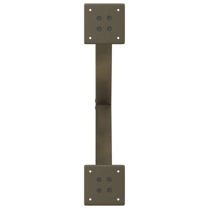 vidaXL Coffee Table Legs X-Shaped 2 pcs Natural Steel 60x(42-43) cm Steel