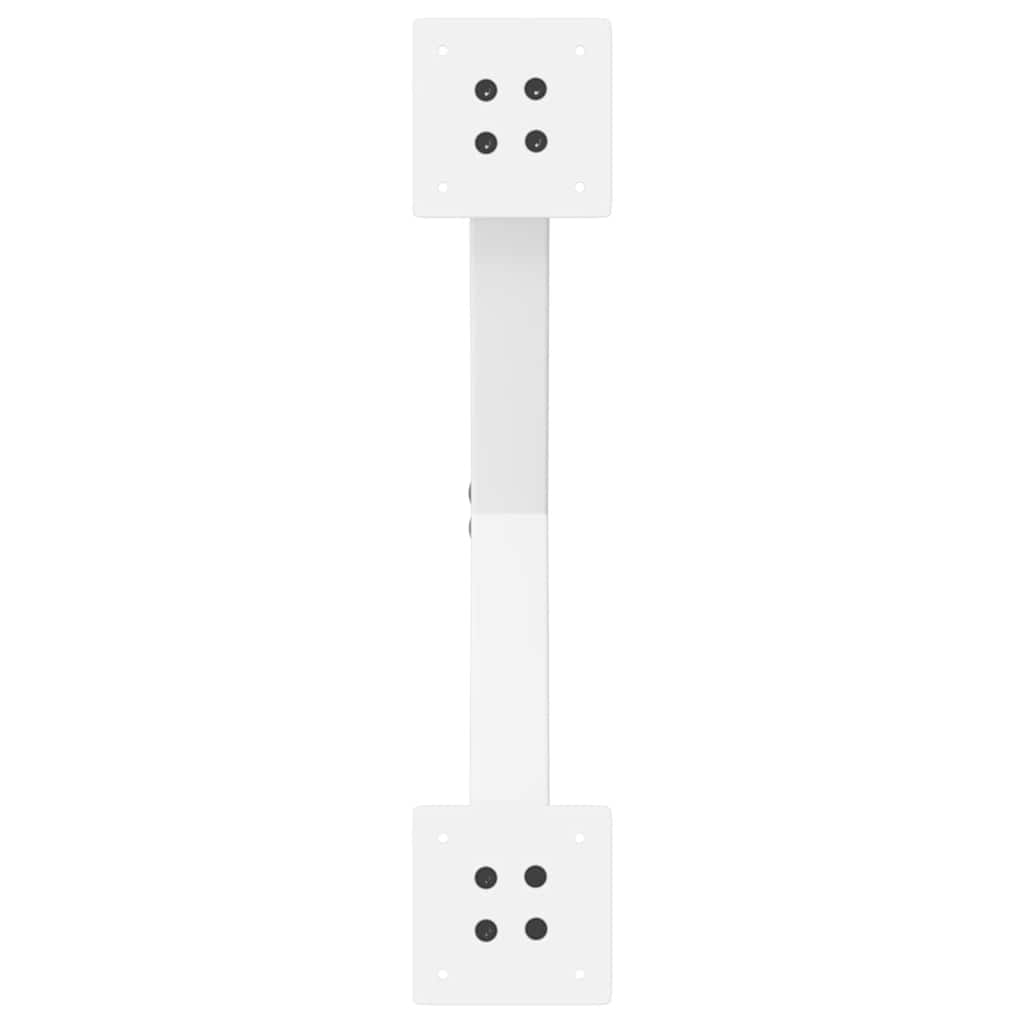 vidaXL Dining Table Legs X-Shaped 2 pcs White 50x(72-73) cm Steel