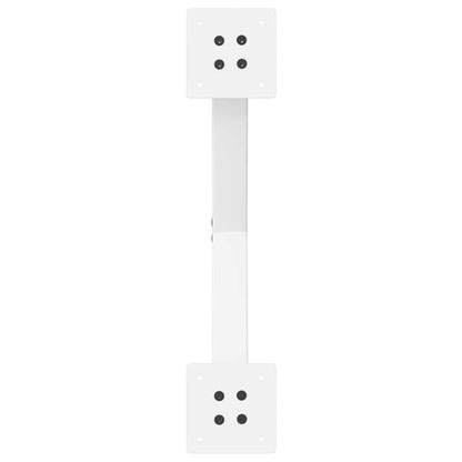 vidaXL Dining Table Legs X-Shaped 2 pcs White 50x(72-73) cm Steel