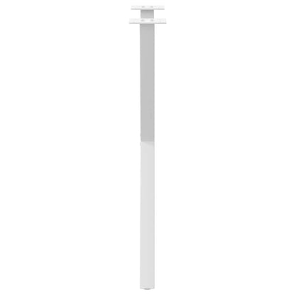 vidaXL Dining Table Legs X-Shaped 2 pcs White 57x(72-73) cm Steel