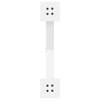 vidaXL Dining Table Legs X-Shaped 2 pcs White 57x(72-73) cm Steel