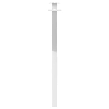 vidaXL Dining Table Legs X-Shaped 2 pcs White 80x(72-73) cm Steel