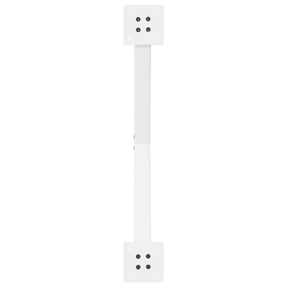 vidaXL Dining Table Legs X-Shaped 2 pcs White 80x(72-73) cm Steel