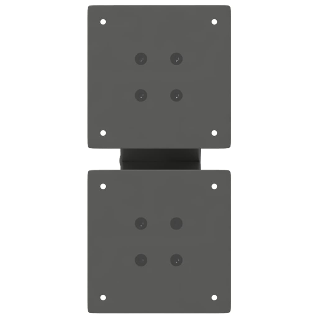 vidaXL Coffee Table Legs X-Shaped 2 pcs Anthracite 30x(30-31) cm Steel