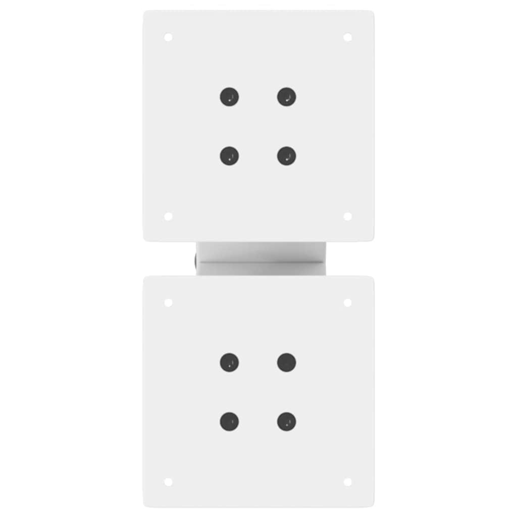 vidaXL Coffee Table Legs X-Shaped 2 pcs White 40x(30-31) cm Steel