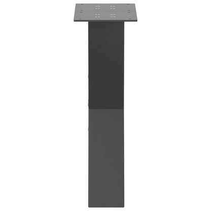 vidaXL Coffee Table Legs X-Shaped 2 pcs Anthracite 28x(42-43) cm Steel