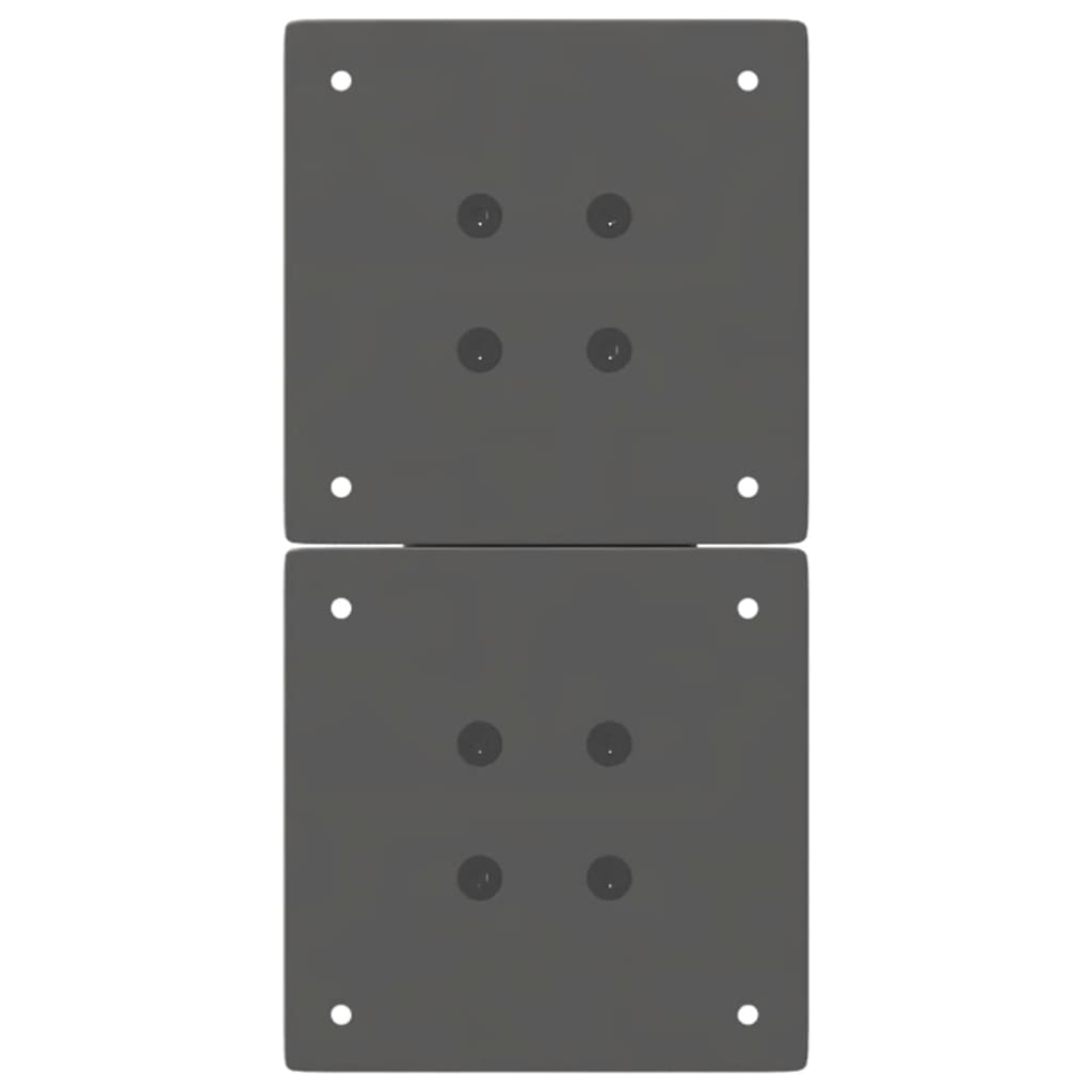 vidaXL Coffee Table Legs X-Shaped 2 pcs Anthracite 28x(42-43) cm Steel