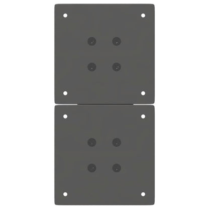 vidaXL Coffee Table Legs X-Shaped 2 pcs Anthracite 28x(42-43) cm Steel
