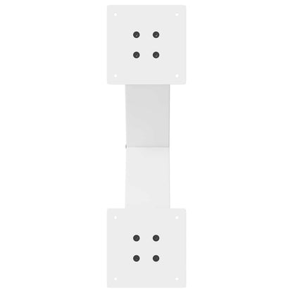 vidaXL Coffee Table Legs X-Shaped 2 pcs White 50x(42-43) cm Steel