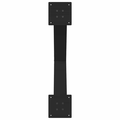 vidaXL Dining Table Legs X-Shaped 2 pcs Black 80x(72-73) cm Steel