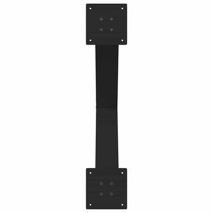 vidaXL Dining Table Legs X-Shaped 3 pcs Black 80x(72-73) cm Steel