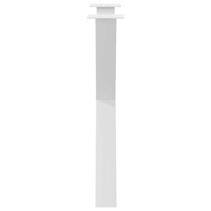 vidaXL Dining Table Legs X-Shaped 3 pcs White 80x(72-73) cm Steel