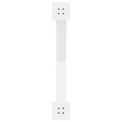 vidaXL Dining Table Legs X-Shaped 3 pcs White 90x(72-73) cm Steel