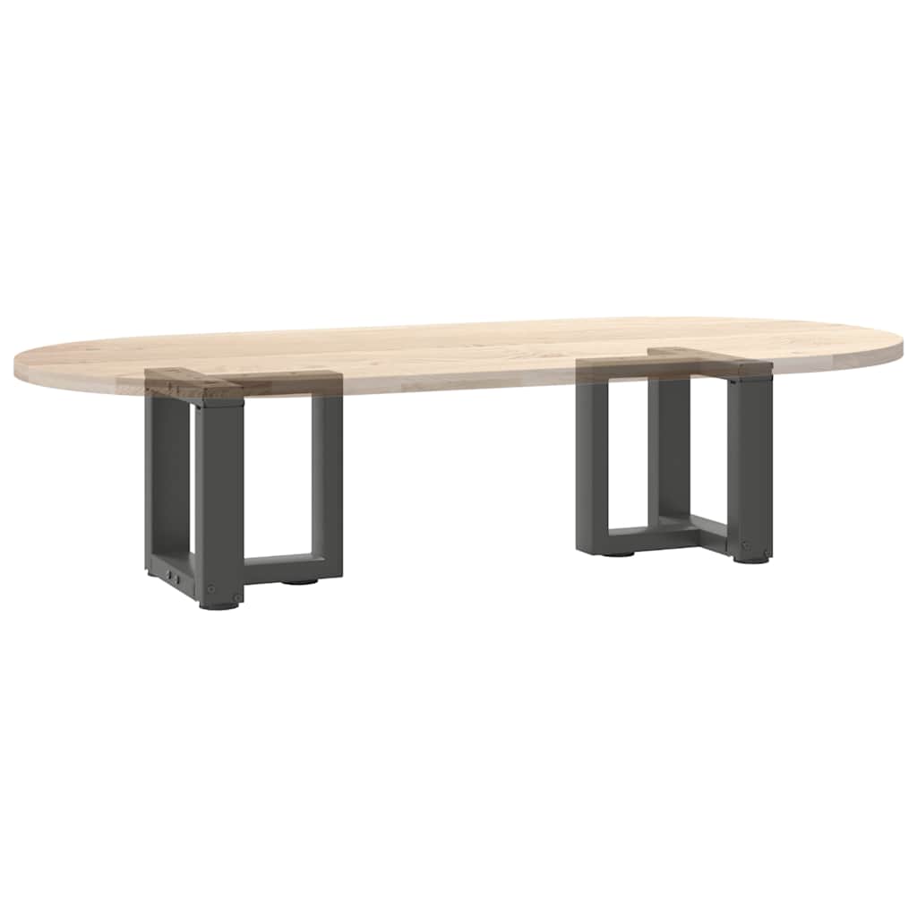 vidaXL Coffee Table Legs T-Shaped 2 pcs Anthracite 30x25x(30-31) cm Steel