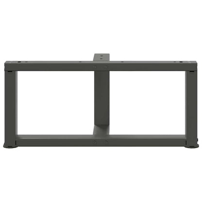 vidaXL Coffee Table Legs T-Shaped 2 pcs Anthracite 70x25x(30-31) cm Steel