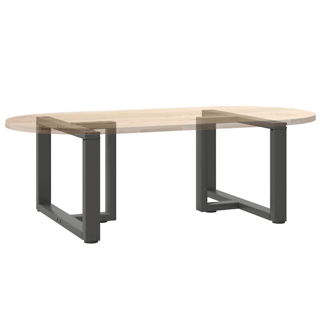 vidaXL Coffee Table Legs T-Shaped 2 pcs Anthracite 60x25x(42-43) cm Steel