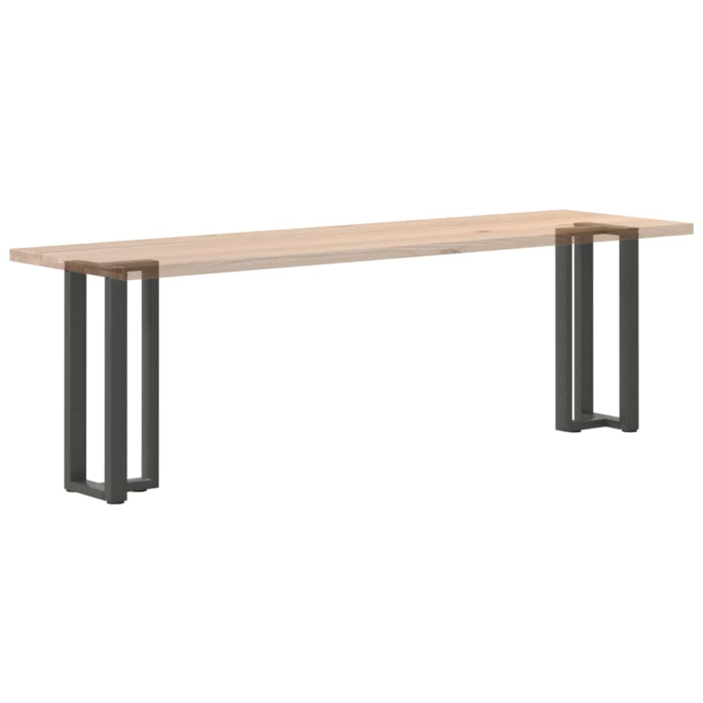 vidaXL Console Table Legs T-Shaped 2 pcs Anthracite 25x28x(72-73) cm Steel