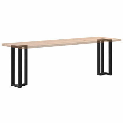 vidaXL Console Table Legs T-Shaped 2 pcs Black 38x25x(72-73) cm Steel