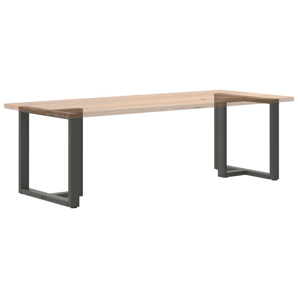 vidaXL Dining Table Legs T-Shaped 2 pcs Anthracite 80x35x(72-73) cm Steel