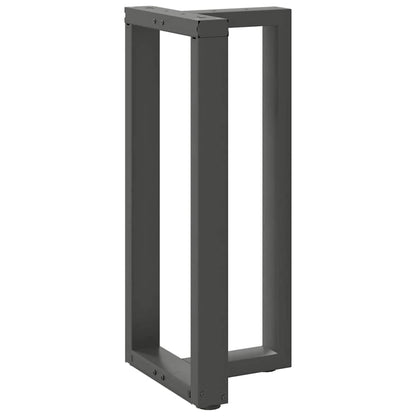 vidaXL Bar Table Legs T-Shaped 2 pcs Anthracite 40x35x(90-91) cm Steel