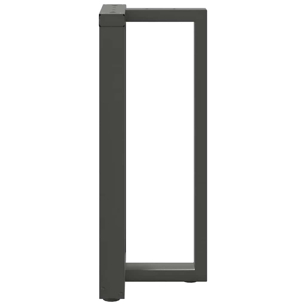 vidaXL Bar Table Legs T-Shaped 2 pcs Anthracite 40x35x(90-91) cm Steel