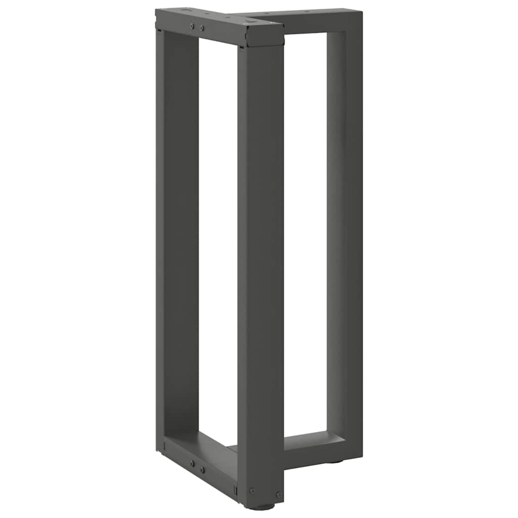 vidaXL Bar Table Legs T-Shaped 2 pcs Anthracite 50x35x(90-91) cm Steel