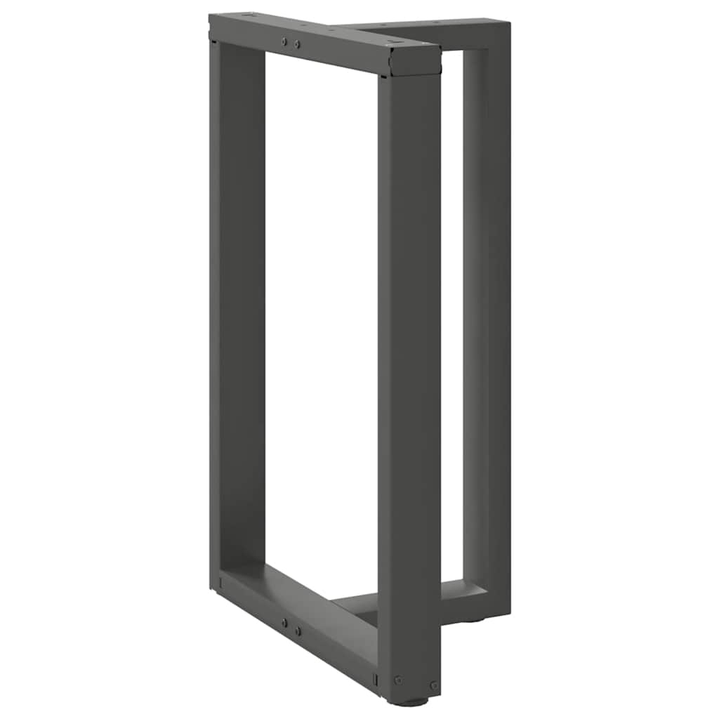 vidaXL Bar Table Legs T-Shaped 2 pcs Anthracite 60x35x(90-91) cm Steel