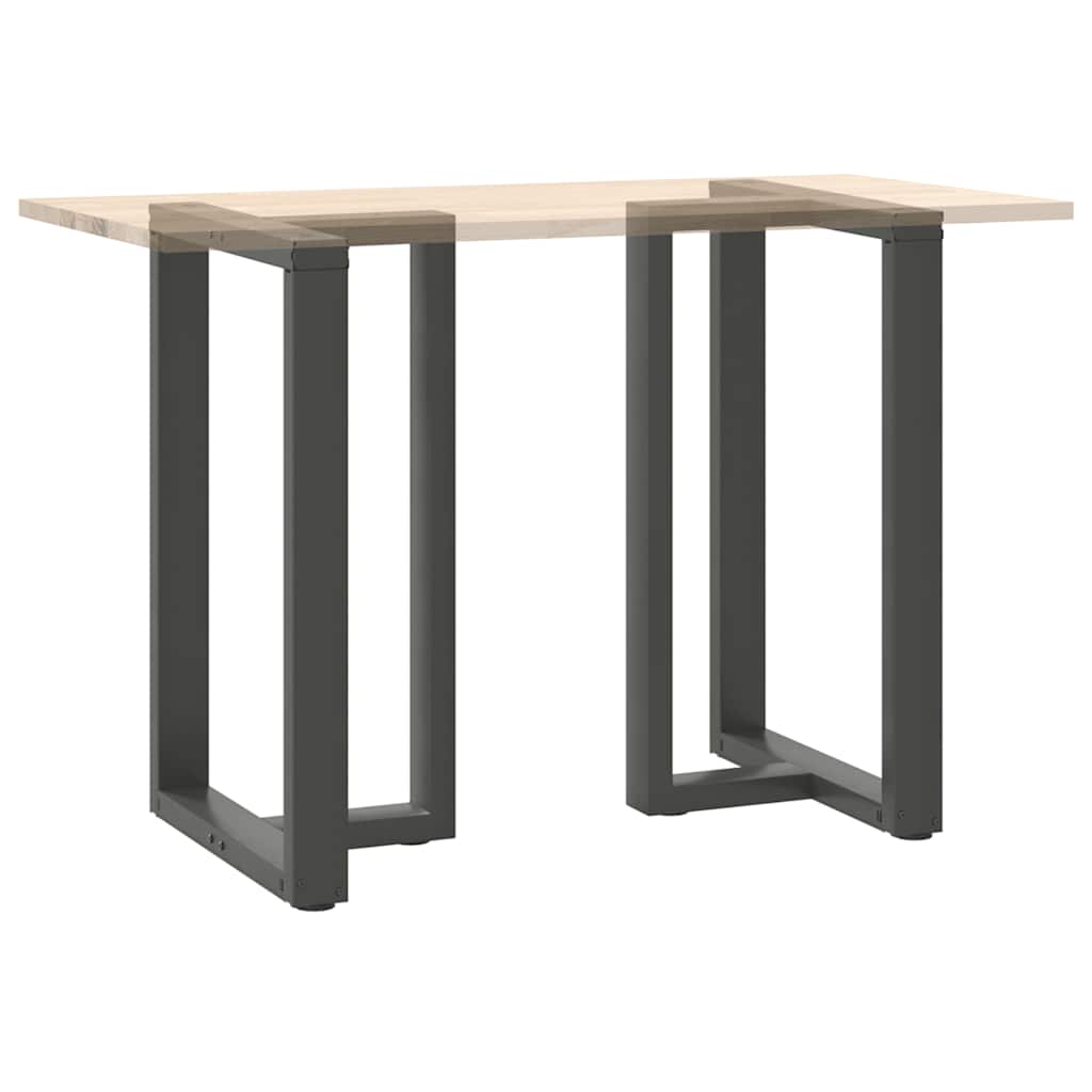 vidaXL Bar Table Legs T-Shaped 2 pcs Anthracite 60x35x(90-91) cm Steel