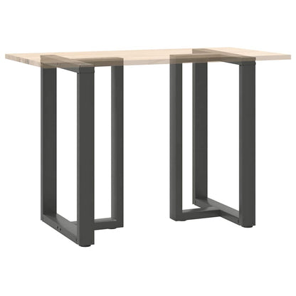 vidaXL Bar Table Legs T-Shaped 2 pcs Anthracite 60x35x(90-91) cm Steel