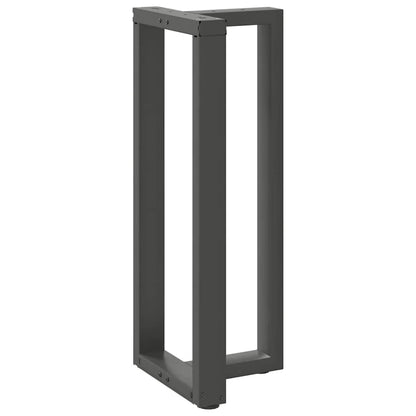 vidaXL Bar Table Legs T-Shaped 2 pcs Anthracite 40x35x(100-101) cm Steel