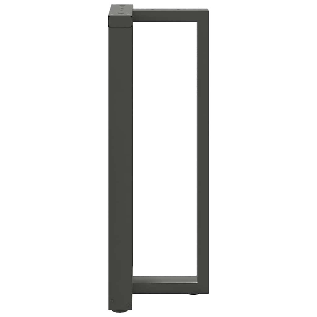 vidaXL Bar Table Legs T-Shaped 2 pcs Anthracite 40x35x(100-101) cm Steel
