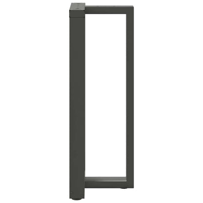 vidaXL Bar Table Legs T-Shaped 2 pcs Anthracite 40x35x(100-101) cm Steel