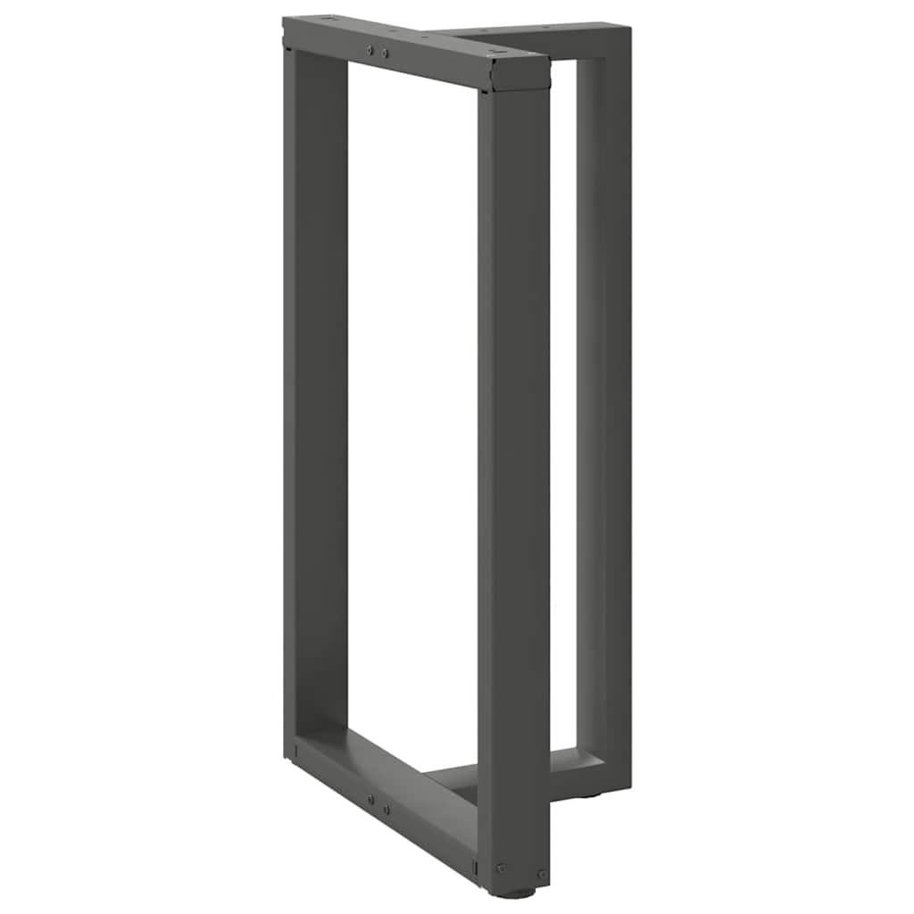 vidaXL Bar Table Legs T-Shaped 2 pcs Anthracite 60x35x(100-101) cm Steel
