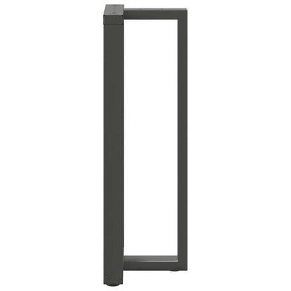 vidaXL Bar Table Legs T-Shaped 2 pcs Anthracite 50x35x(110-111) cm Steel