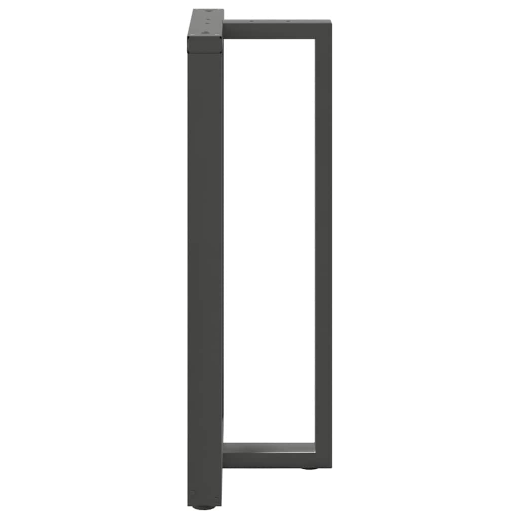 vidaXL Bar Table Legs T-Shaped 2 pcs Anthracite 60x35x(110-111) cm Steel