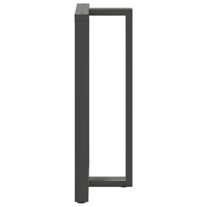 vidaXL Bar Table Legs T-Shaped 2 pcs Anthracite 60x35x(110-111) cm Steel