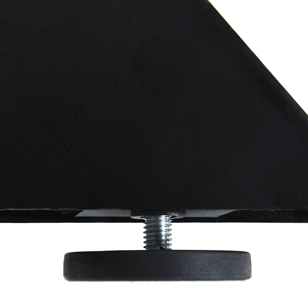 vidaXL Coffee Table Leg Spider Shape Black 98x58x(42-43) cm Steel
