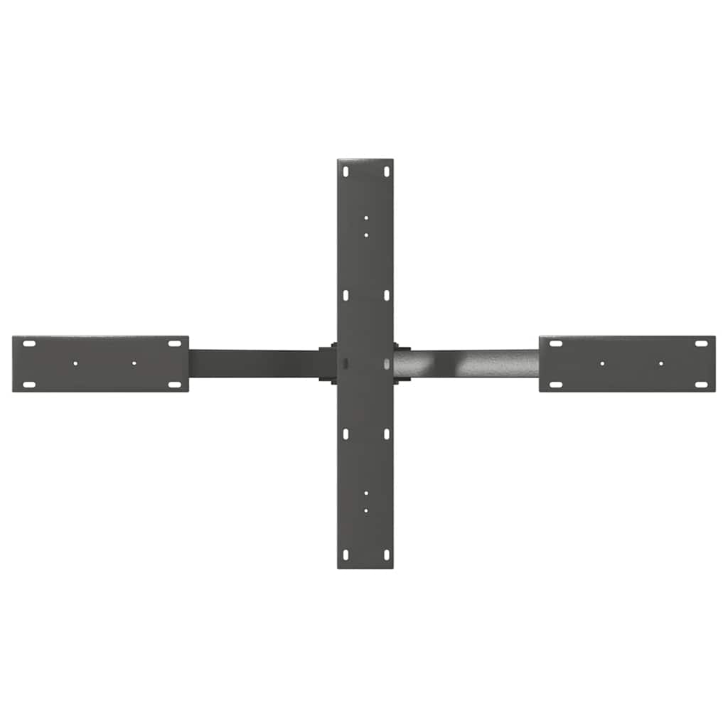 vidaXL Coffee Table Leg Spider Shape Anthracite 98x58x(42-43) cm Steel