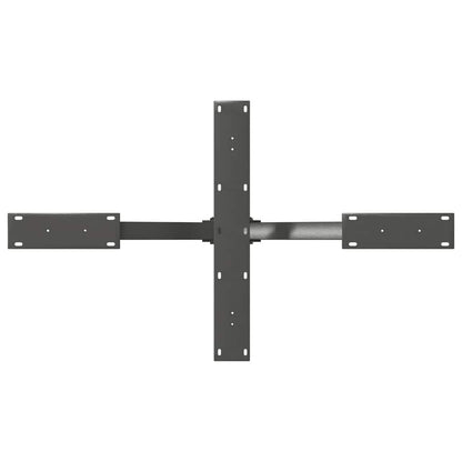 vidaXL Coffee Table Leg Spider Shape Anthracite 98x58x(42-43) cm Steel