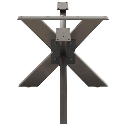 vidaXL Coffee Table Leg Spider Shape Black 98x58x(42-43) cm Steel