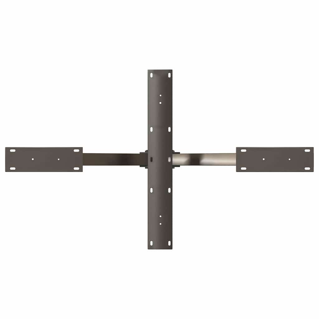 vidaXL Coffee Table Leg Spider Shape Black 98x58x(42-43) cm Steel