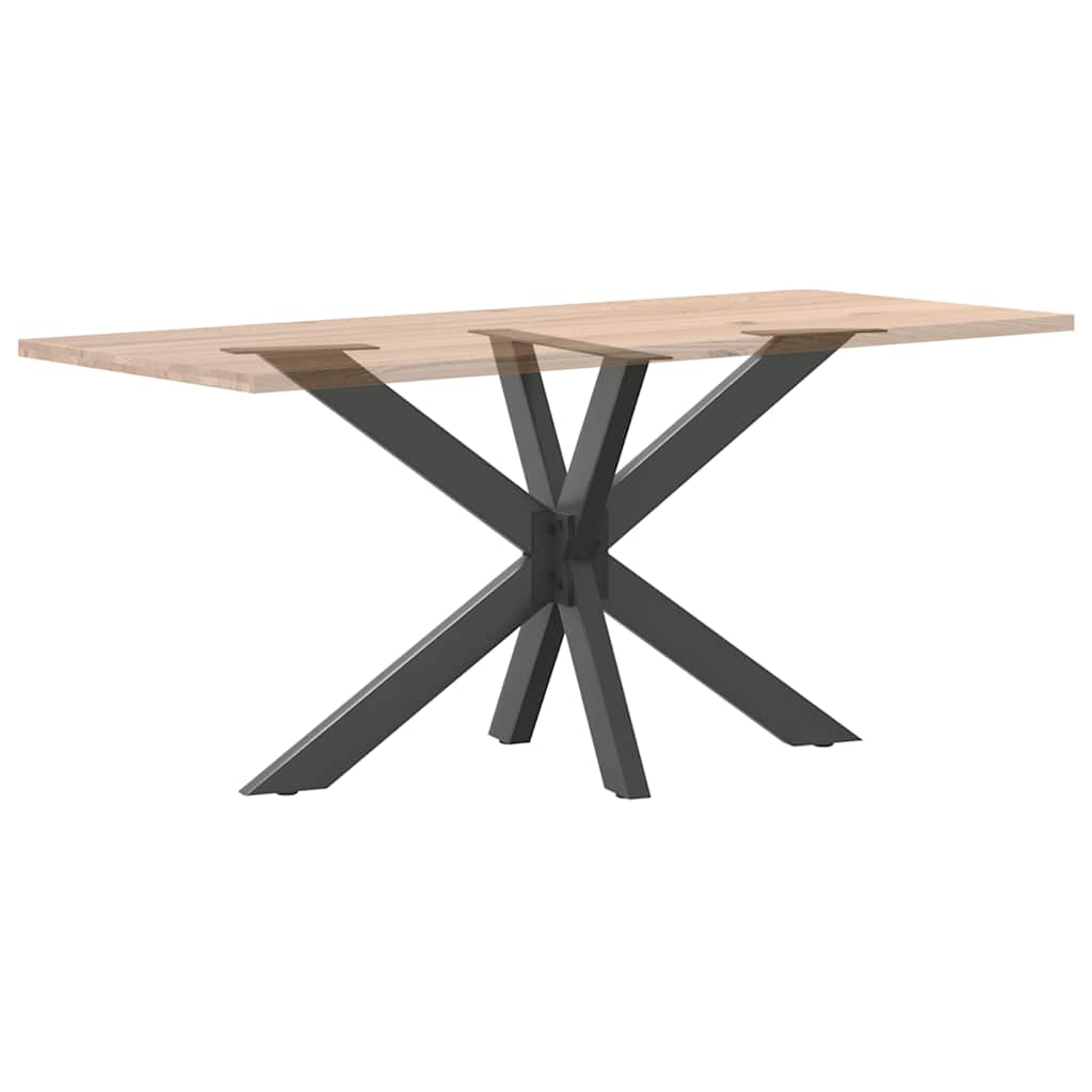 vidaXL Dining Table Leg Spider Shape Anthracite 120x68x(72-73) cm Steel