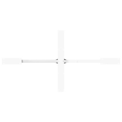 vidaXL Dining Table Leg Spider Shape White 150x78x(72-73) cm Steel
