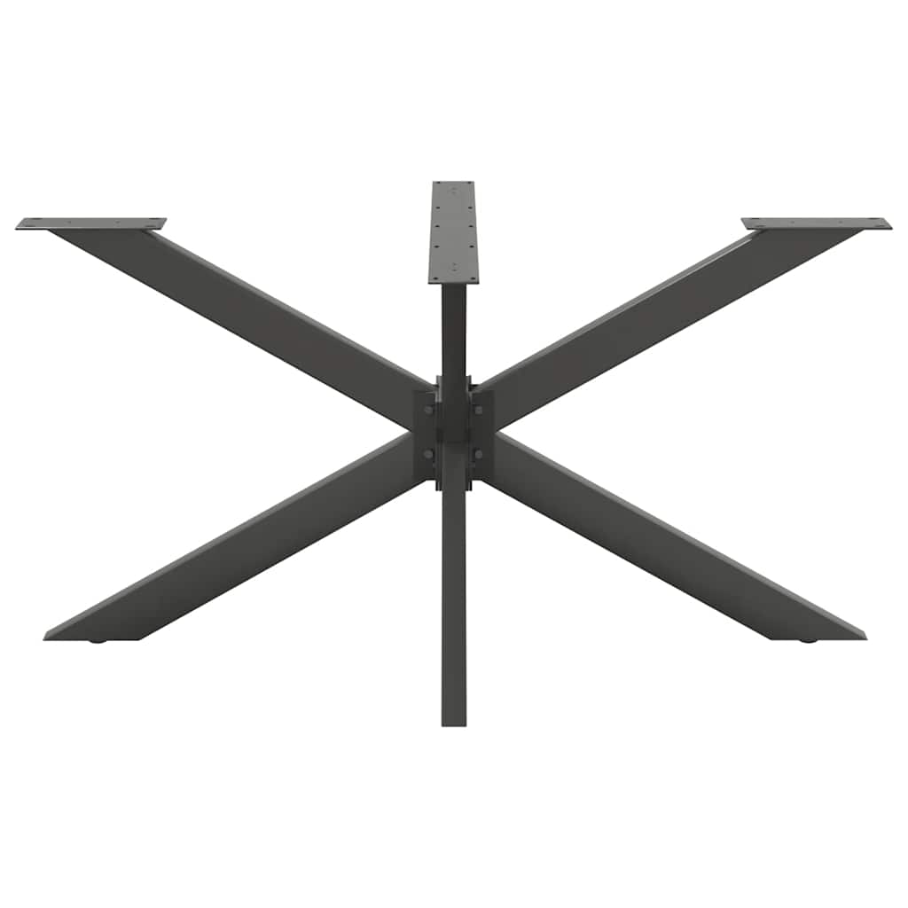 vidaXL Dining Table Leg Spider Shape Anthracite 150x78x(72-73) cm Steel