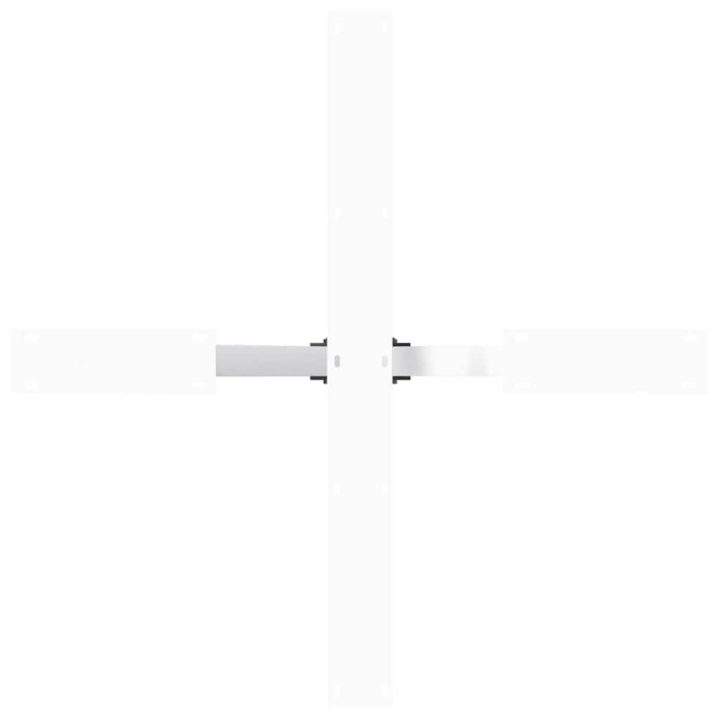 vidaXL Dining Table Leg Spider Shape White 85x85x(72-73) cm Steel