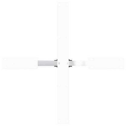 vidaXL Dining Table Leg Spider Shape White 85x85x(72-73) cm Steel